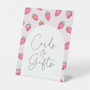 Expositor En L Berry Sweet Baby Shower Strawberry Cards And Gifts
