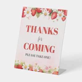 Expositor En L Berry Sweet Baby Shower Thanks for coming