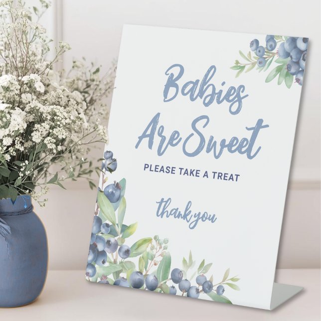 Expositor En L Berry Sweet Baby Shower Treat Bar (Berry Sweet Baby Shower Treat Bar Pedestal Sign)