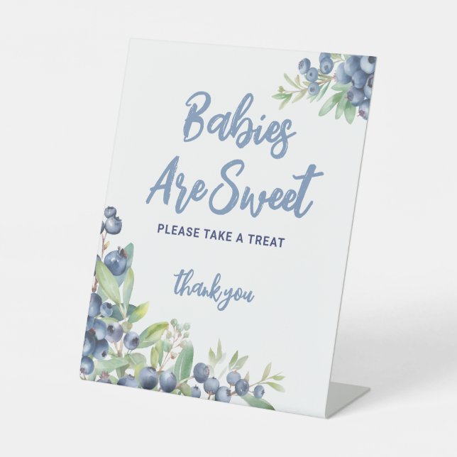 Expositor En L Berry Sweet Baby Shower Treat Bar (Anverso)