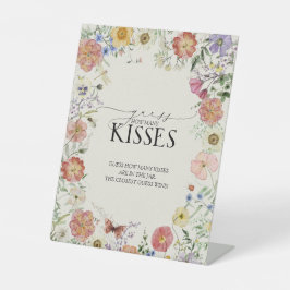 Expositor En L Besos de Ducha Nupcial Floral de Flor Silvestre Pr