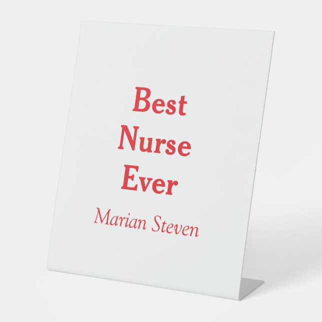 Expositor En L Best nurse ever medical professional paramedical d (Anverso)