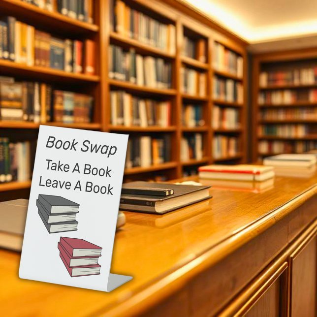 Expositor En L Biblioteca de intercambio de libros (Subido por el creador)