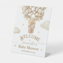Expositor En L Bienvenida a Baby Shower Bear Bear Bearly Wait