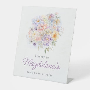 Expositor En L Bienvenida a Bouquet de la Flor de Primavera de la