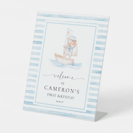 Expositor En L Bienvenida a la banda azul del oso marino