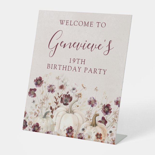 Expositor En L Bienvenida a la Calabaza Flora Silvestre de la Fie (Anverso)