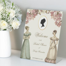 Bienvenida a la Ducha de Novia Regencia Vintage Fl