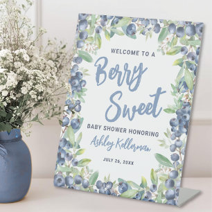 Expositor En L Bienvenida a la Fiesta de Baby Shower Berry Sweet
