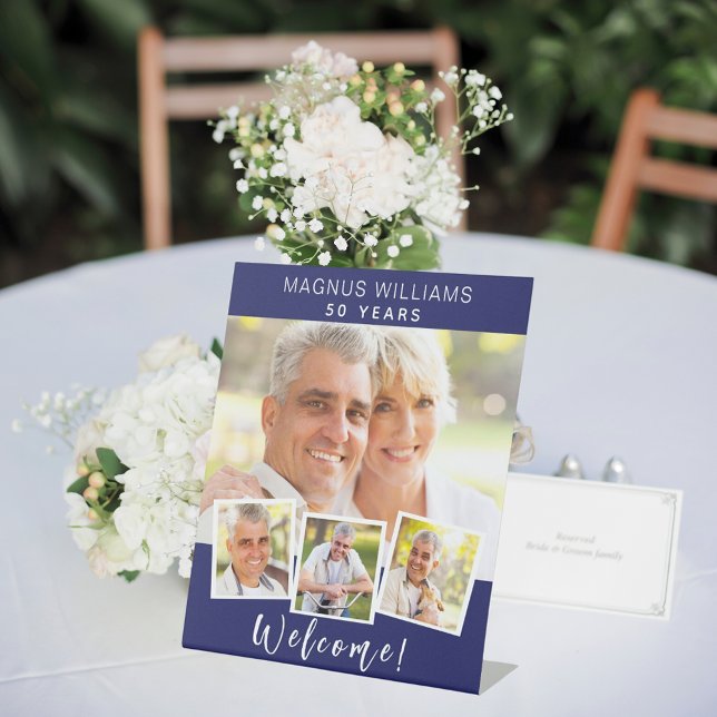 Expositor En L Bienvenida a la fiesta de cumpleaños del collage d (Subido por el creador)