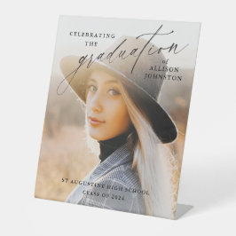 Expositor En L Bienvenida a la graduación de fotos con guión eleg