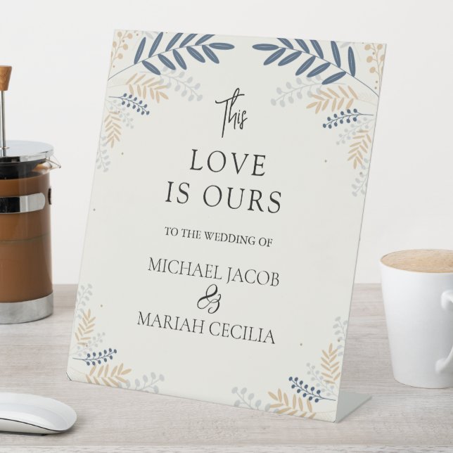 Expositor En L Bienvenida Al Boda | Bienvenida a Boda Floral (In Situ)