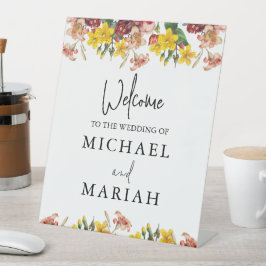 Expositor En L Bienvenida Al Boda | Bienvenida a Boda Floral