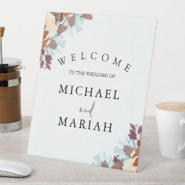 Expositor En L Bienvenida Al Boda | Bienvenida a Boda Floral