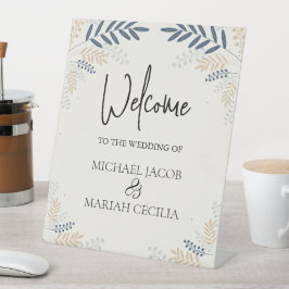 Expositor En L Bienvenida Al Boda | Bienvenida a Boda Floral