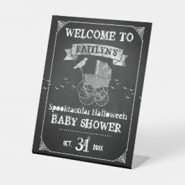 Expositor En L Bienvenida Baby Shower a Vintage Stroller Hallowee