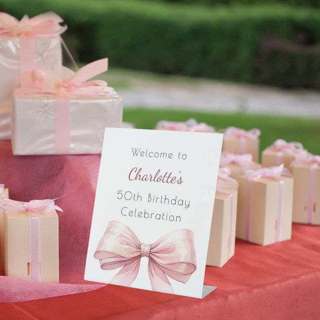 Expositor En L Bienvenida de la fiesta de cumpleaños elegante del (Subido por el creador)