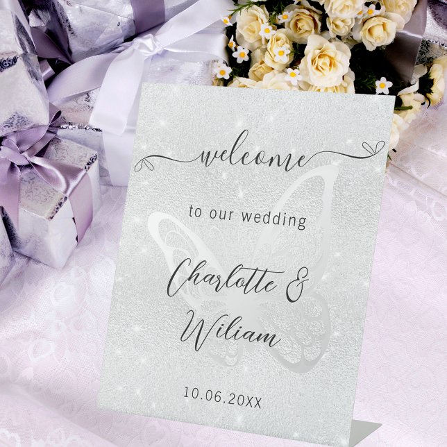 Expositor En L Bienvenida de la mariposa boda de plata (Subido por el creador)