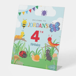 Expositor En L Bienvenida de papel colorido lindo de cumpleaños F