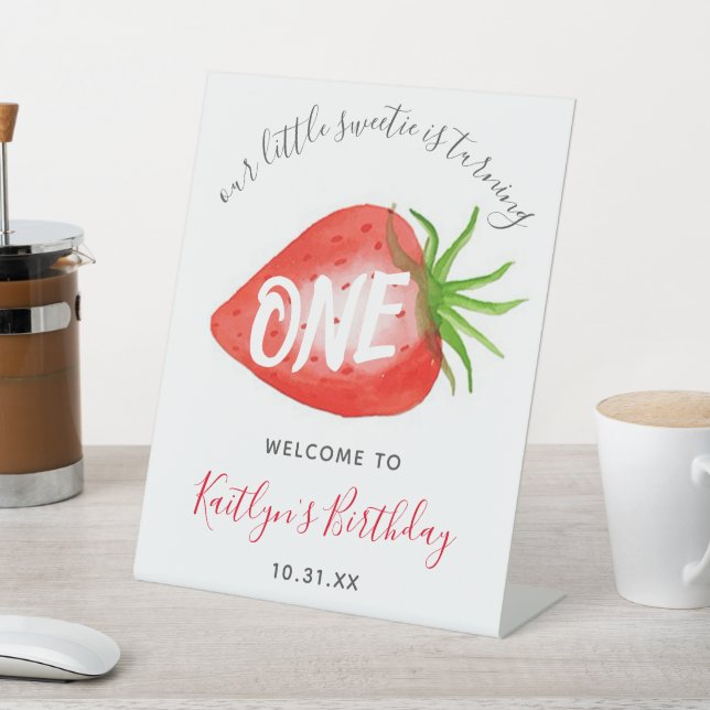 Expositor En L Bienvenida de primer cumpleaños de Little Sweetie  (In Situ)
