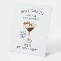 Bienvenida Espresso Martini, fiesta de cumpleaños