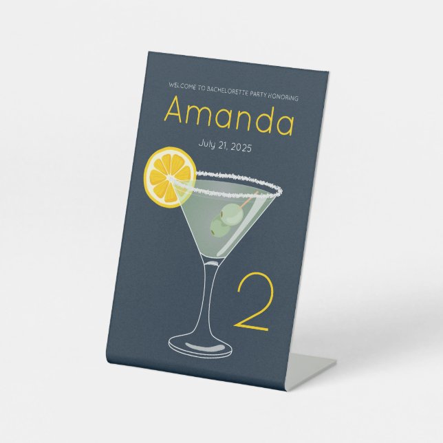 Expositor En L Bienvenida Margarita Bachelorette (Anverso)