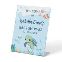 Bienvenida Tortuga Marina Pequeña Cría Shower