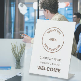 Expositor En L Bienvenido A La Compañía O Evento Su Logo