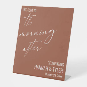 Expositor En L Bienvenido a The Morning After Brunch Terracotta