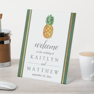 Expositor En L Bienvenidos a la colección de Bodas de piña tropic