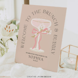 Expositor En L Bienvenidos a la ducha de novias Brunéi y Bubbly C