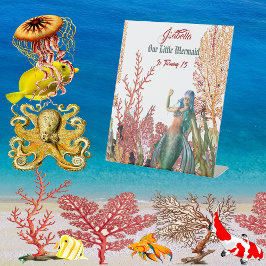 Expositor En L Bienvenidos a la fiesta de cumpleaños de Mermaid C