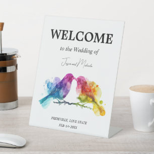 Expositor En L 🌈 Bienvenidos Colección de Lovebirds Arcoíris
