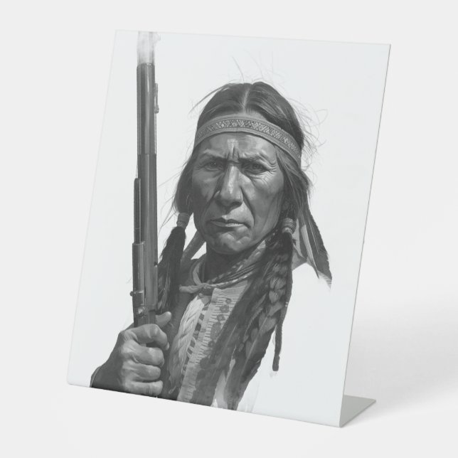 Expositor En L Black & White Geronimo (Anverso)