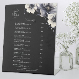 Expositor En L Black White Spa Services