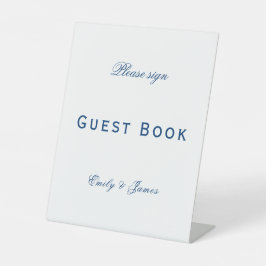 Expositor En L Blue and White Wedding