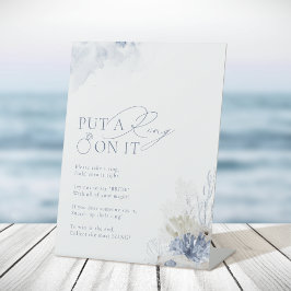 Expositor En L Blue Coral le puso un anillo al juego de la ducha