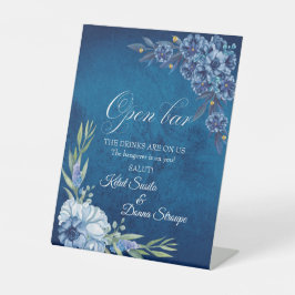 Expositor En L Blue Elegant floral summer wedding