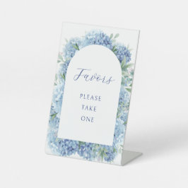 Expositor En L Blue Hydrangea Favors