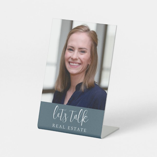 Expositor En L Blue Let's Talk Real Estate Professional (Anverso)