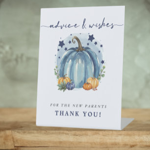 Expositor En L Blue Pumpkin Baby Shower Advances quiere nuevos pa