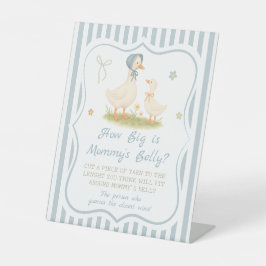 Expositor En L Blue Silly Goose Baby Shower Qué Grande Es Su Bell