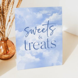 Expositor En L Blue Sparkly Clouds Sweets & Trates