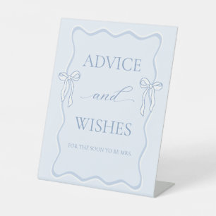Expositor En L Blue Tie the knot Bridal Shower WARE