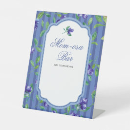 Expositor En L Blueberries Sweet Baby Shower Momosa Bar