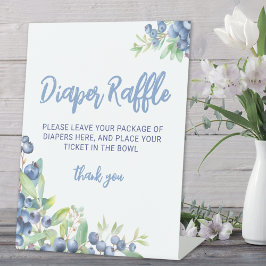 Expositor En L Blueberry Berry Sweet Baby Shower Diaper Raffle
