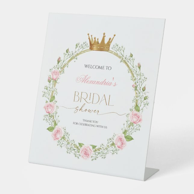 Expositor En L Blushing Romance: Pink Roses & Baby’s Breathe (Anverso)