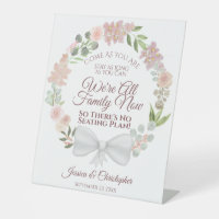 Boda Abierto de Floral Rustic Pink Watercolour