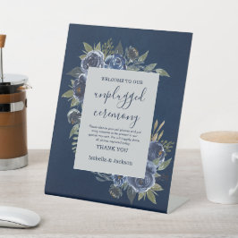 Expositor En L Boda Azul Polvo Champagne Marfil Navy 
