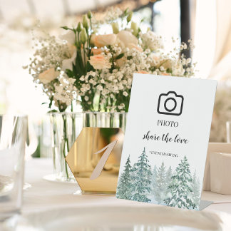 Expositor En L Boda Botánico Lantern de Pine Trees Rústico Invier